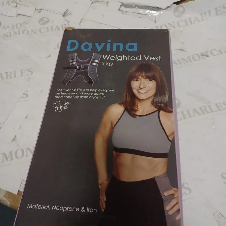DAVINA WEIGHTED VEST 3KG PURPLE