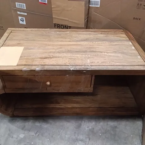 WOODEN STORAGE UNIT/TABLE 