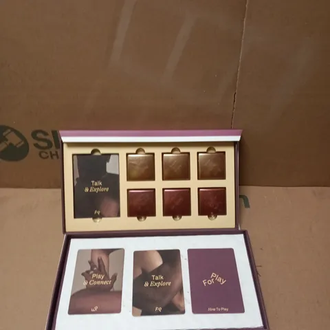 FOR PLAY HIS & HERS INTIMACY-ENHANCING CHOCOLATES - BB 31/1/27 
