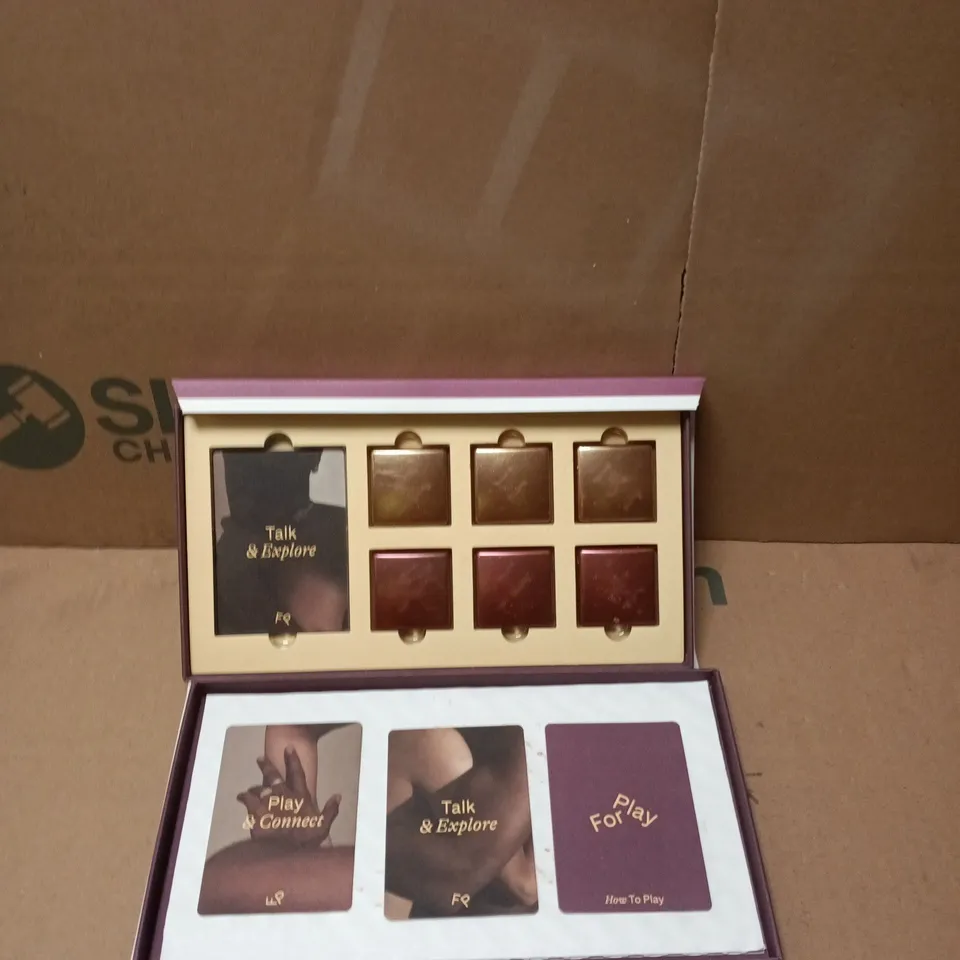 FOR PLAY HIS & HERS INTIMACY-ENHANCING CHOCOLATES - BB 31/1/27 