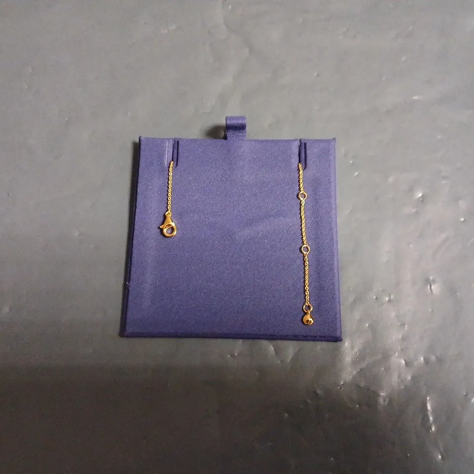 BOXED MONICA VINADER HEART STATION BRACELET