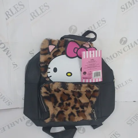 HELLO KITTY LEATHER BACKPACK