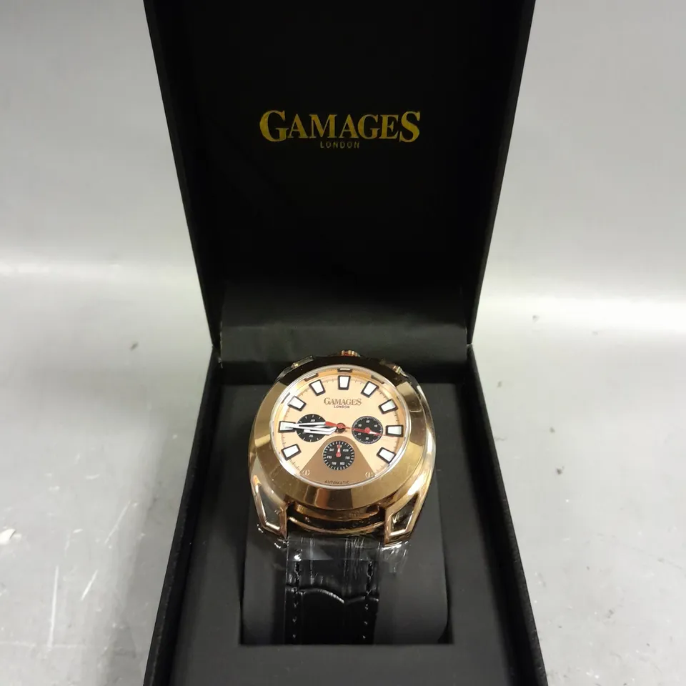 GAMAGES STATURE ROSE DIAL WATCH 