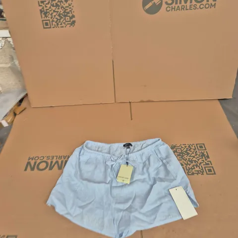 NOBODY'S CHILD LIGHT BLUE ' SHORTS, UK 12 (EU 40, USA 8)