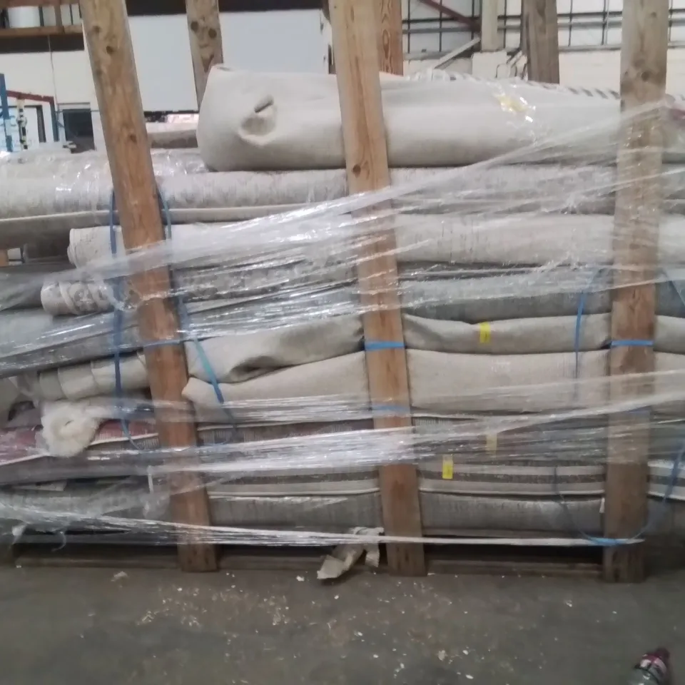 PALLET OF APPROXIMATELY 20 QUALITY DESIGNER RUGS