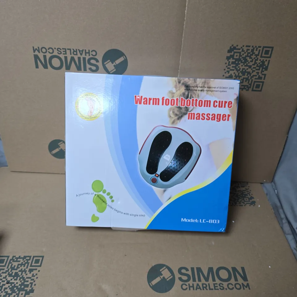 WARM FOOT BOTTOM MASSAGER – MODEL LL-803 - BOXED 