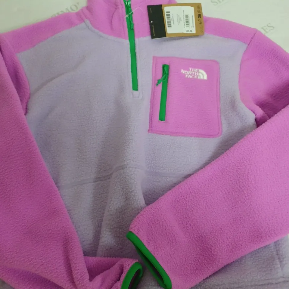 THE NORTH FACE PINK FLEECE - SMALL