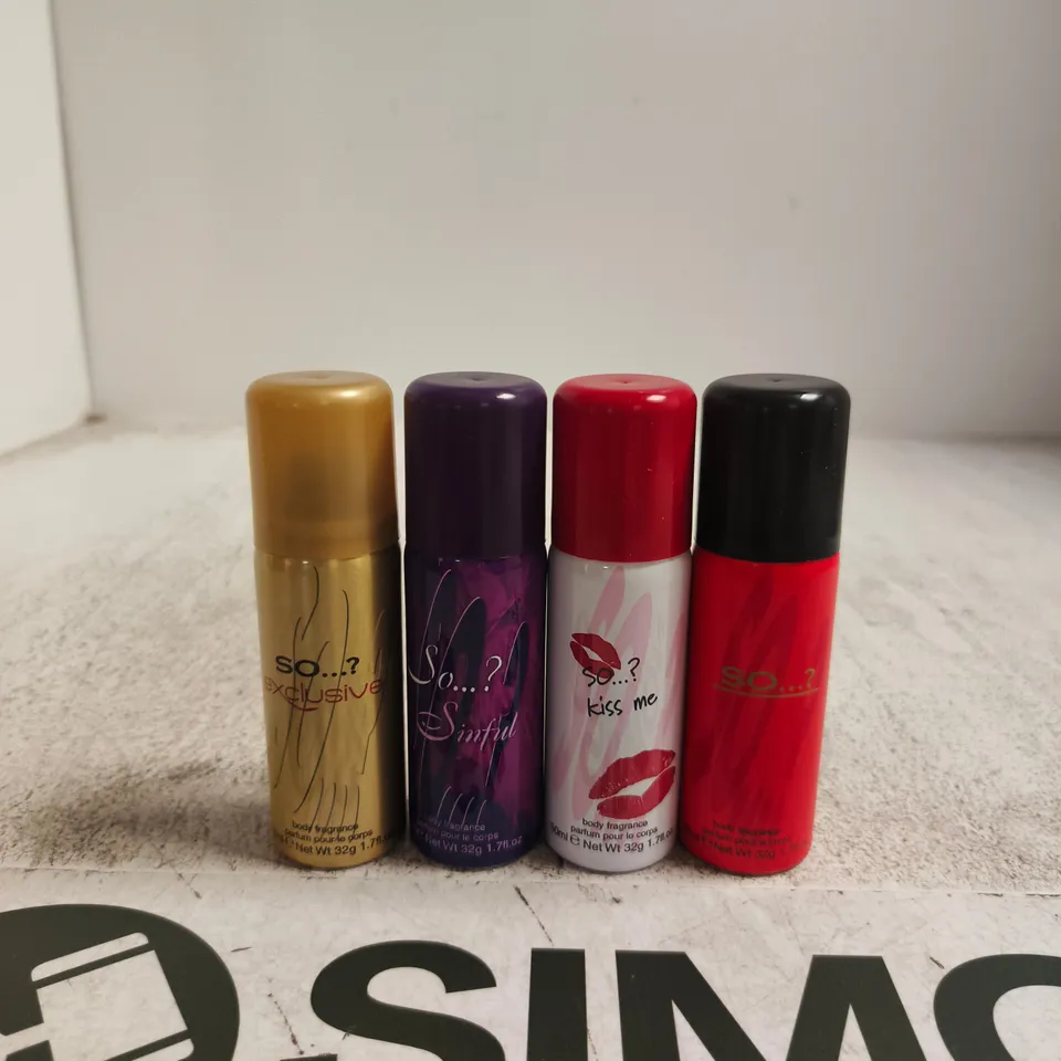 SO...? BODY FRAGRANCE GIFT SET – 4 X 50ML