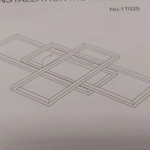 BOXED CEILING LIGHT 