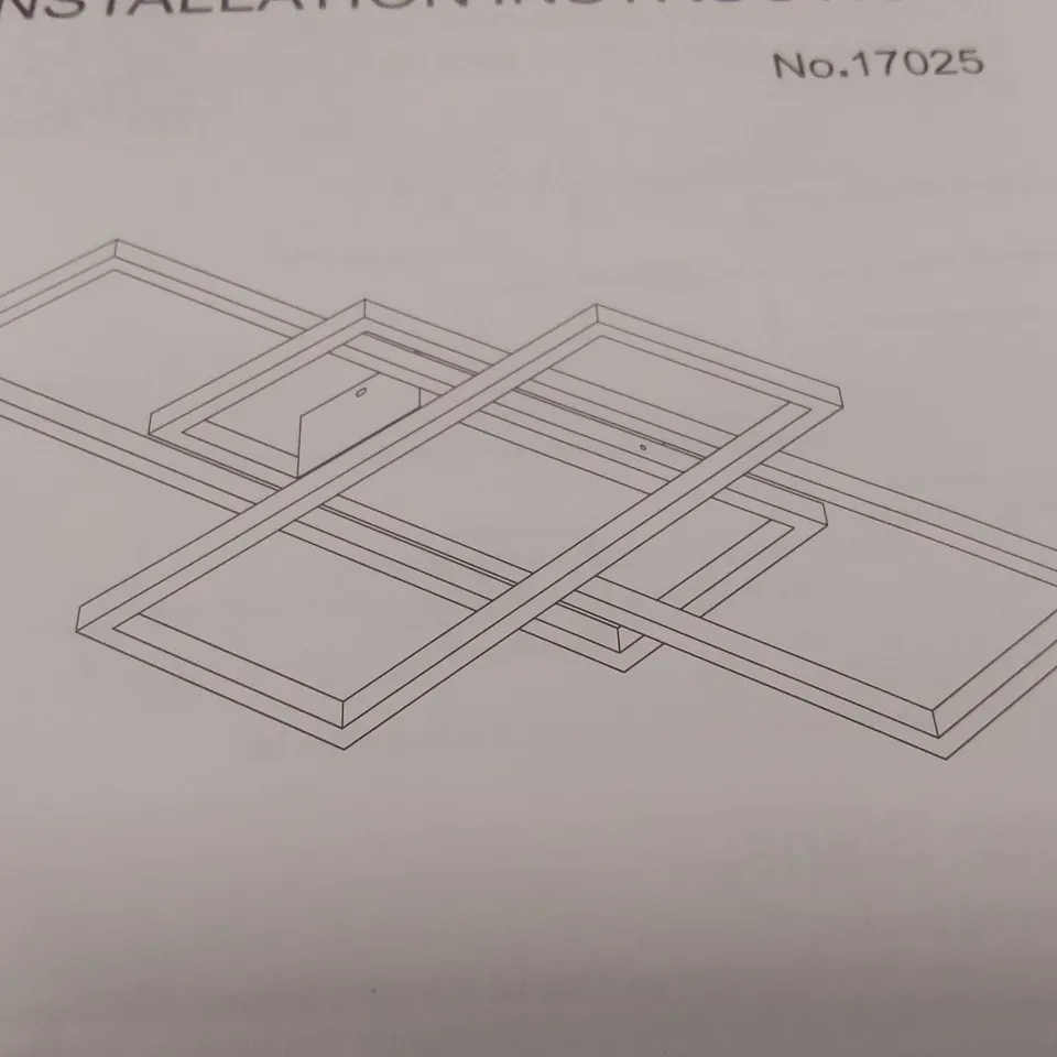 BOXED CEILING LIGHT 
