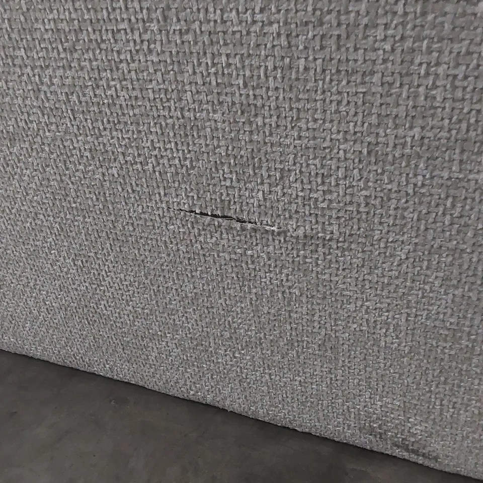 DURY CHUNKY WEAVE 4 SEATER SCATTER BACK SOFA - NATURAL 