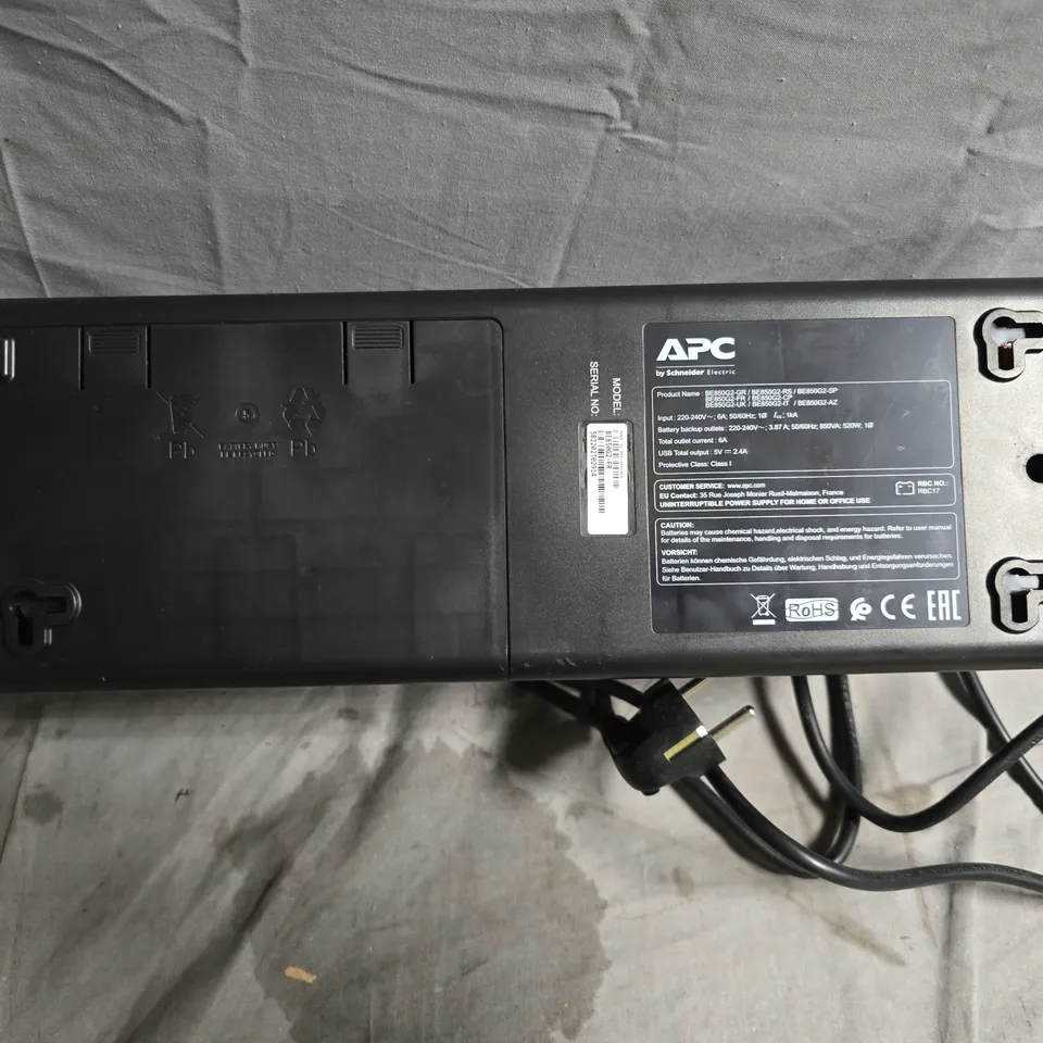 APC BACK-UPS 850 UNINTERRUPTIBLE POWER SUPPLY