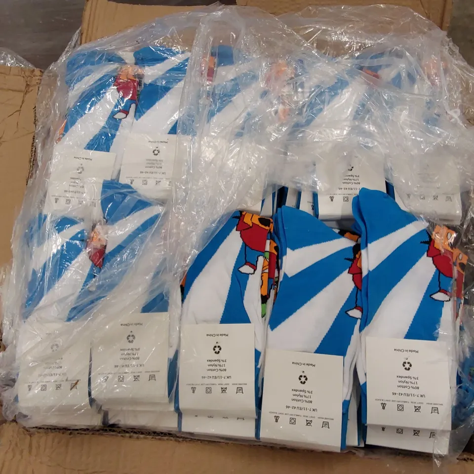 BOX OF APPROXIMATELY 360 PAIRS OF BRAND NEW BIER CO SOCKS (1 BOX)