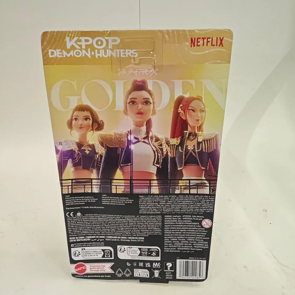 K-POP DEMON HUNTERS DOLL – GOLDEN (NETFLIX) BOXED FIGURE