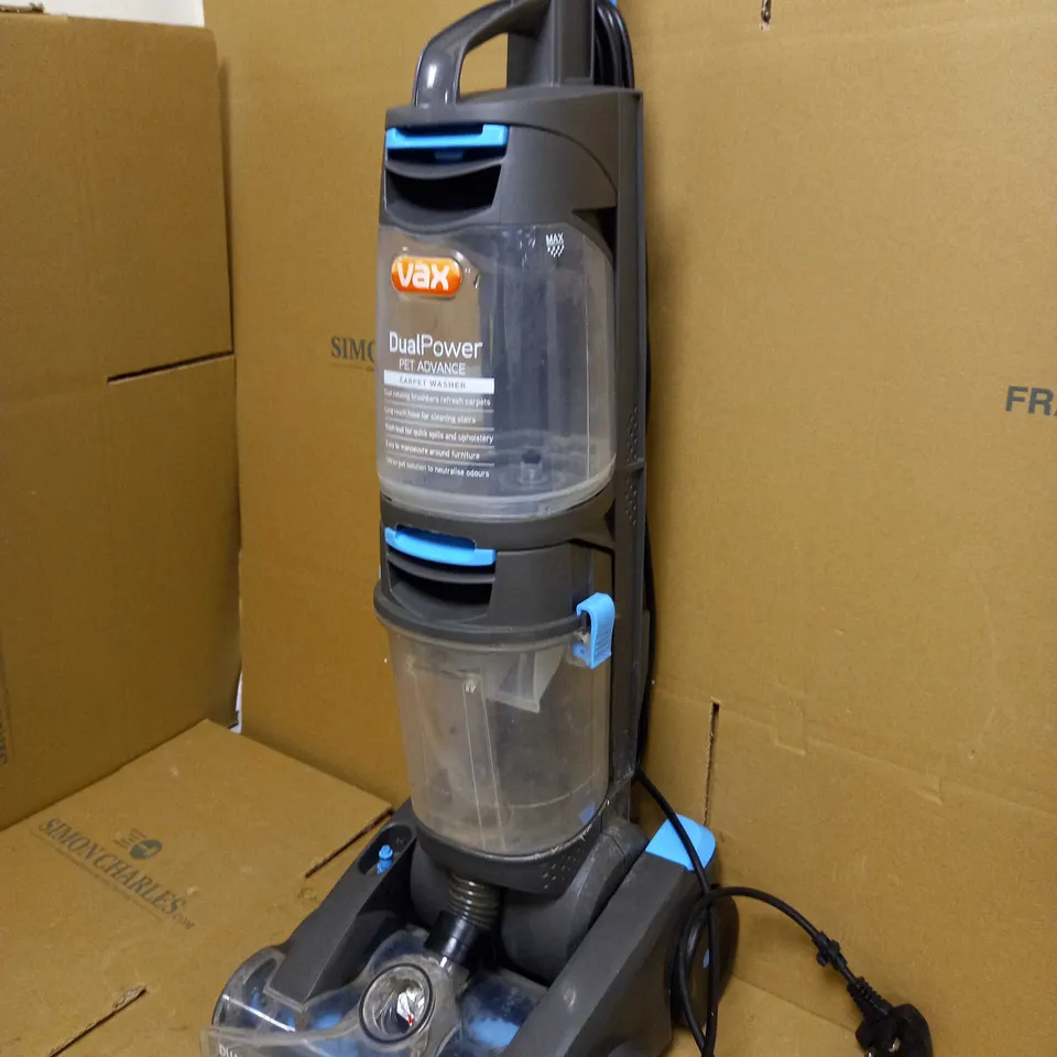 VAX DUAL POWER PET ADVANCE CARPET CLEANER