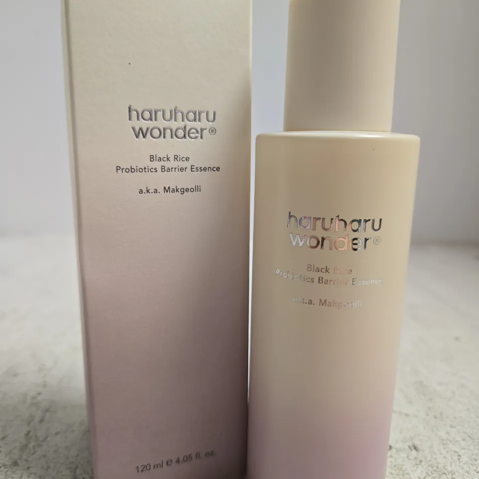 BOXED HARUHARU WONDER BLACK RICE PROBIOTICS BARRIER ESSENCE 120ML