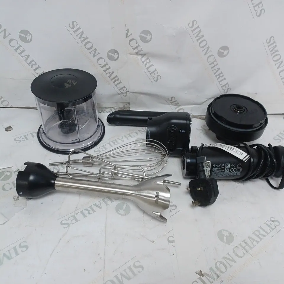 NINJA FOODI 3-IN-1 HAND BLENDER, MIXER & CHOPPER CI100UK