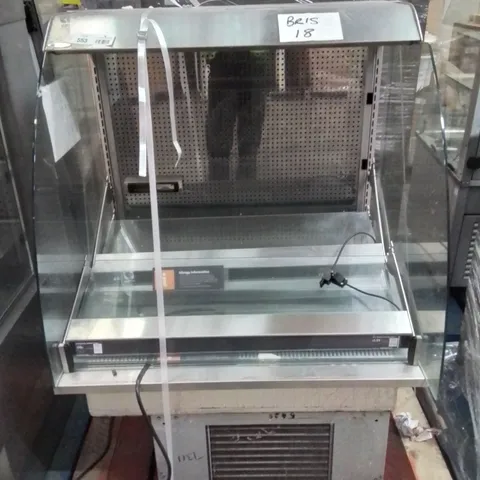 STAINLESS STEEL COMMERCIAL COLD DISPLAY FRIDGE/COUNTER