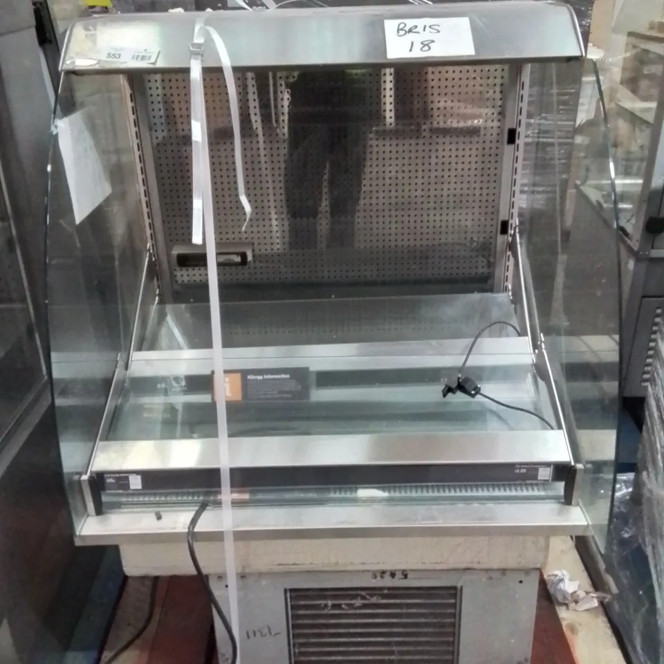 STAINLESS STEEL COMMERCIAL COLD DISPLAY FRIDGE/COUNTER