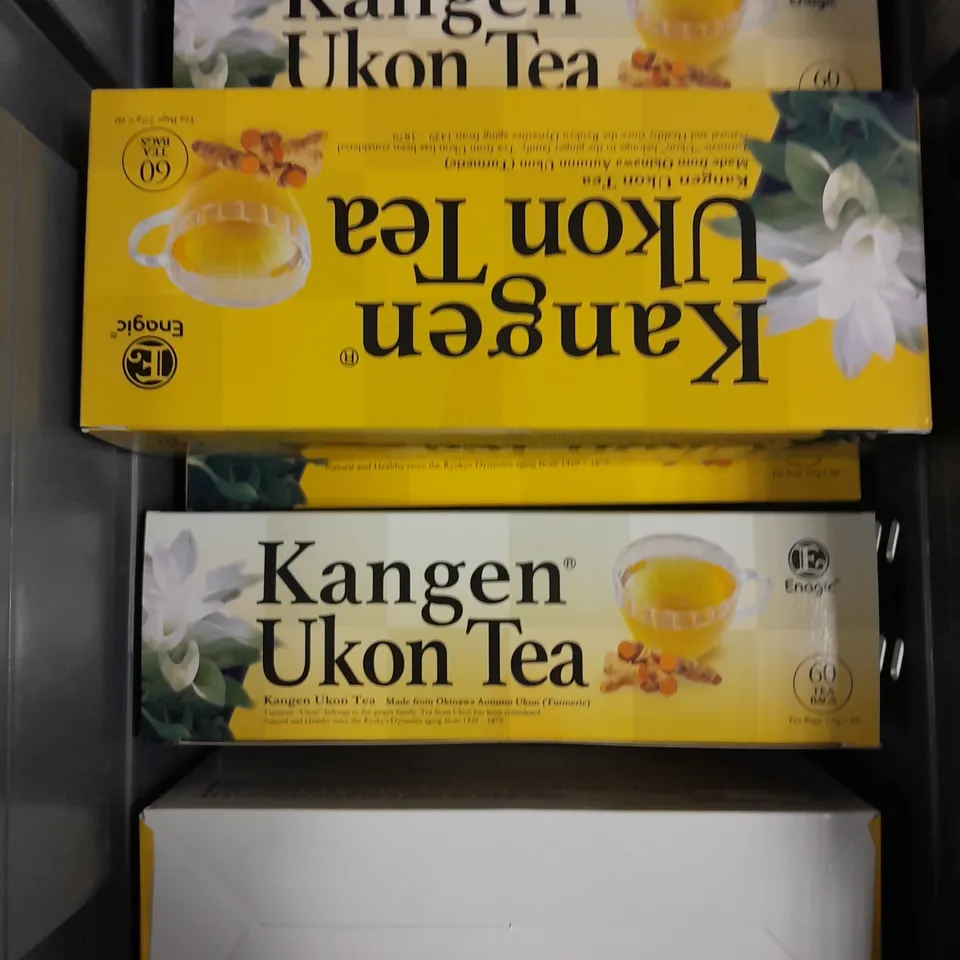 6 X BOXED (60 BAGS PER BOX) KANGEN UKON TEA