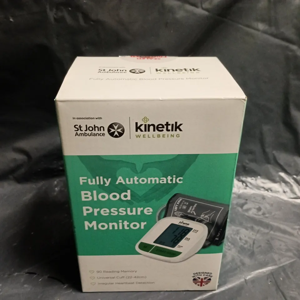 SEALED KINETIK FULLY AUTOMATIC BLOOD PRESSURE MONITOR 