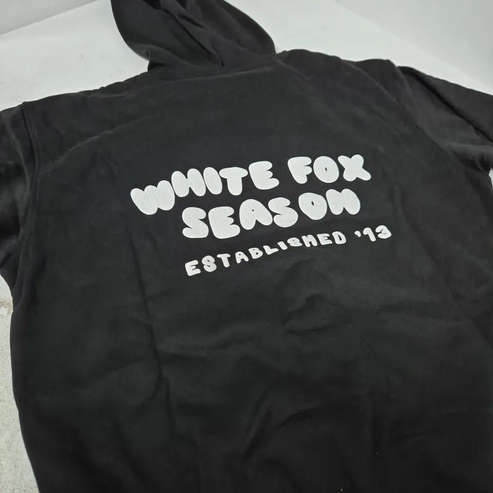 WHITE FOX BOUTIQUE THE MAIN SEASON OVERSIZED HOODIE – BLACK – SIZE M/L