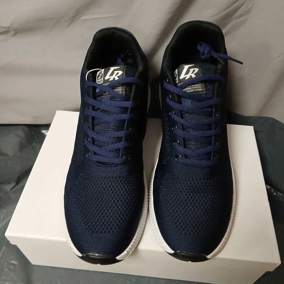 CONZURI LR NAVY MESH TRAINERS – UK 10 (EU 45) – MEN'S FOOTWEAR