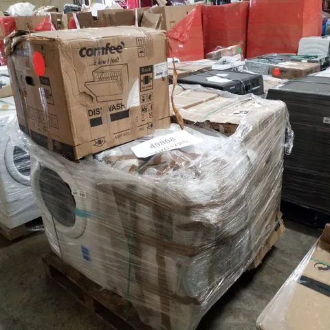 PALLET OF APPROXIMATELY 5 UNPROCESSED RAW RETURN WHITE GOODS TO INCLUDE