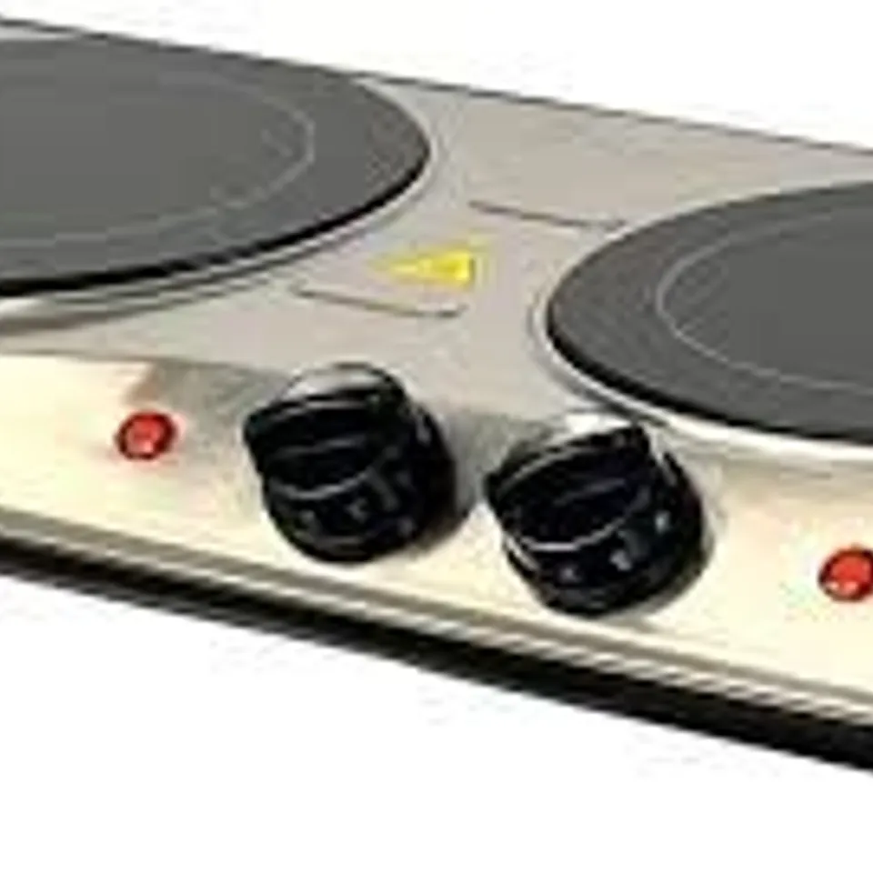 BOXED OYPLA 2000W CERAMIC PORTABLE INFRARED ELECTRIC DOUBLE HOT PLATE HOB 