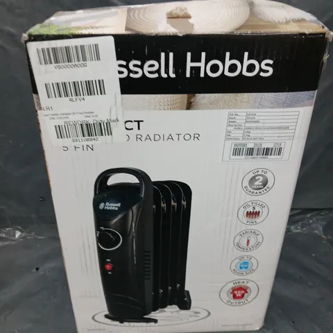 BOXED RUSSELL HOBBS COMPACT OIL FILLED RADIATOR 