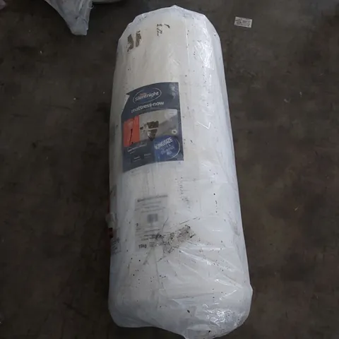 QUALITY BAGGED SILENTNIGHT ROLLED FOAM 18CM KING SIZED MATTRESS