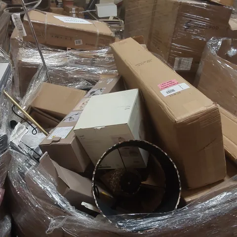 PALLET CONTAINING A LARGE QUANTITY OF ASSORTED LIGHTING PRODUCTS ECT