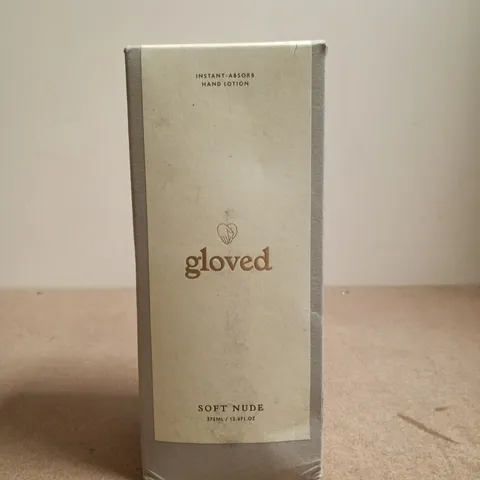BOXED GLOVED SOFT NUDE INSTANT-ABSORB HAND LOTION (375ML)