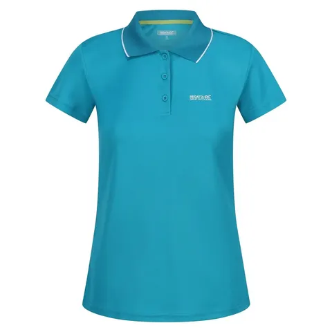BRAND NEW REGATTA WOMENS MAVERICK V POLO SHIRT TAHOE BLUE UK 12