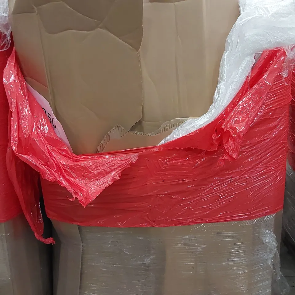 PALLET OF ASSORTED ITEMS INCLUDING: SHOE STORAGE BOXES, PHOTO FRAMES, STEP STOOL, CAKE CUTTER, FRYING PAN