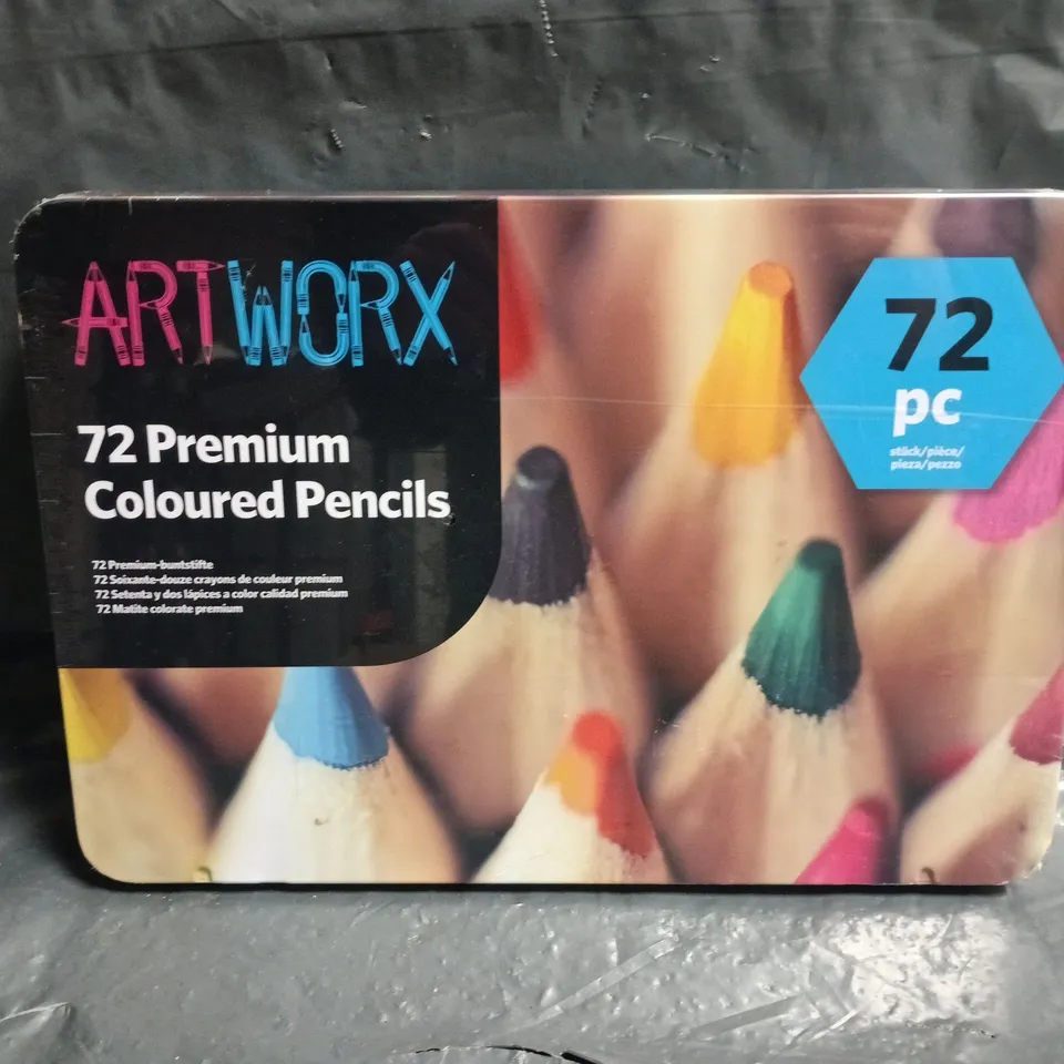 SEALED ARTWORX 72 PREMIUM COLOURED PENCILS