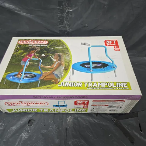 BOXED SPORTSPOWER 3FT JUNIOR TRAMPOLINE 