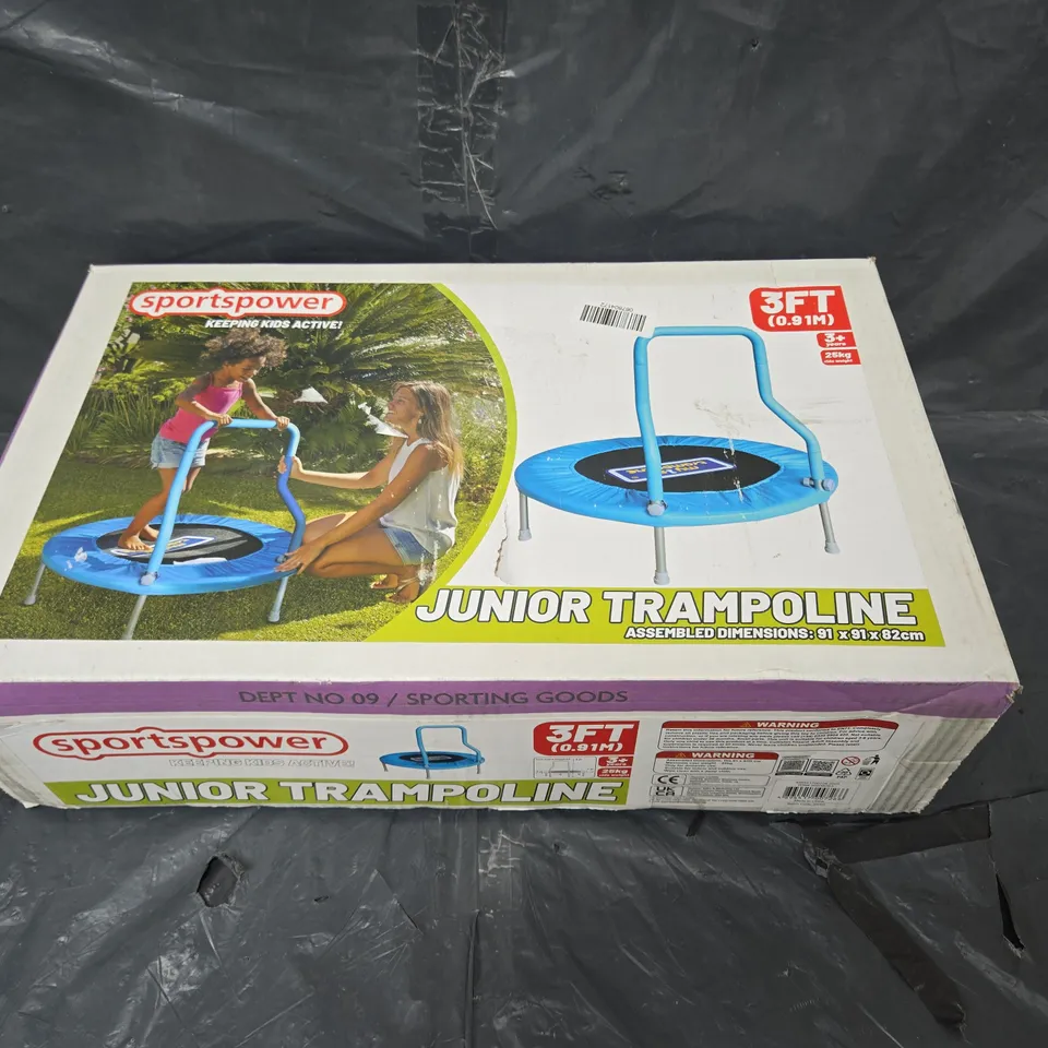 BOXED SPORTSPOWER 3FT JUNIOR TRAMPOLINE 