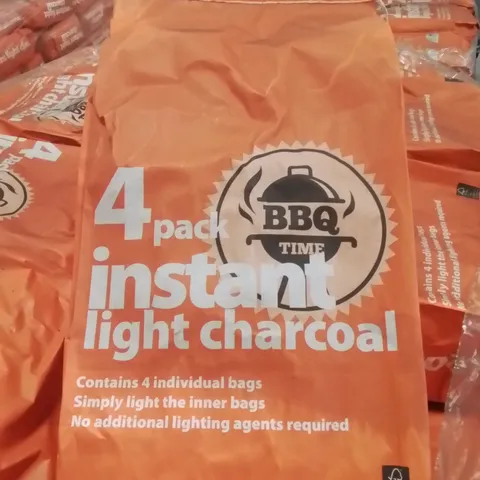 PALLET CONTAINING APPROXIMATELY 100 BRAND NEW 4 PACK INSTANT LIGHT CHARCOAL BAGS