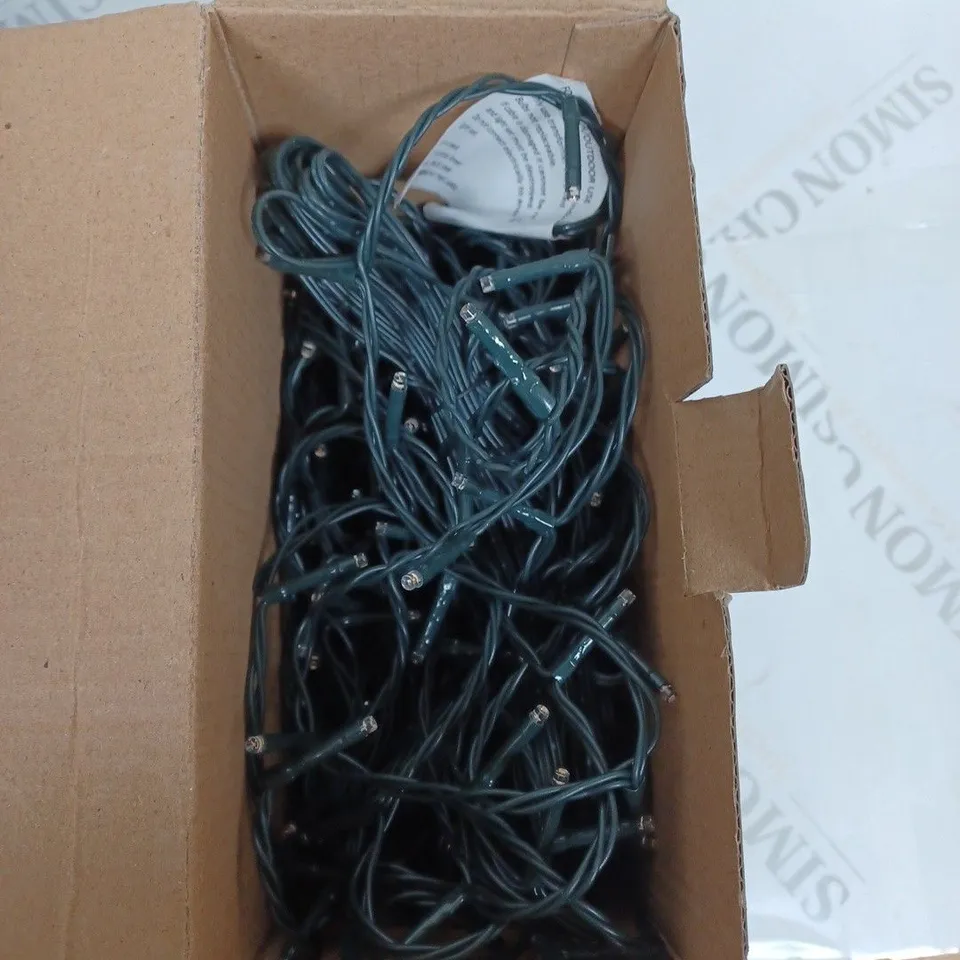LINE LIGHTS WITH TIMER 240 WARM WHITE LEDS 