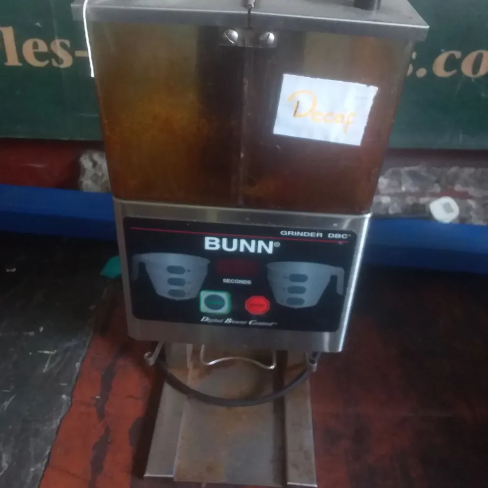 BUNN DIGITAL BREWER CONTROL GRINDER LPG0049472