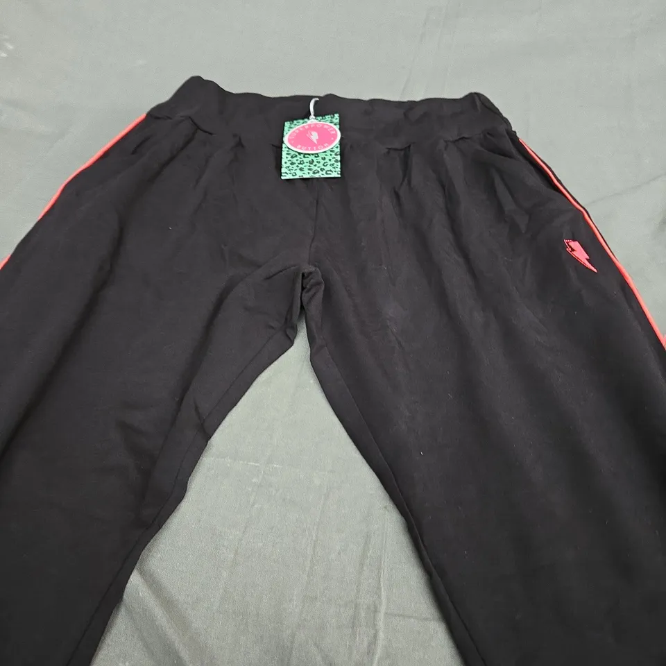 SCAMP & DUDE ADULTS SLOUCH JOGGERS IN BLACK - SIZE 12