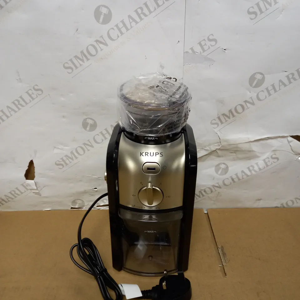 KRUPS EXPERT BURR GRINDER FOR COFFEE BEANS