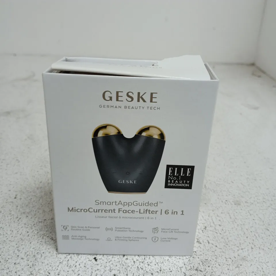 GESKE SMART APP GUIDED MICRO CURRENT FACE LIFTER