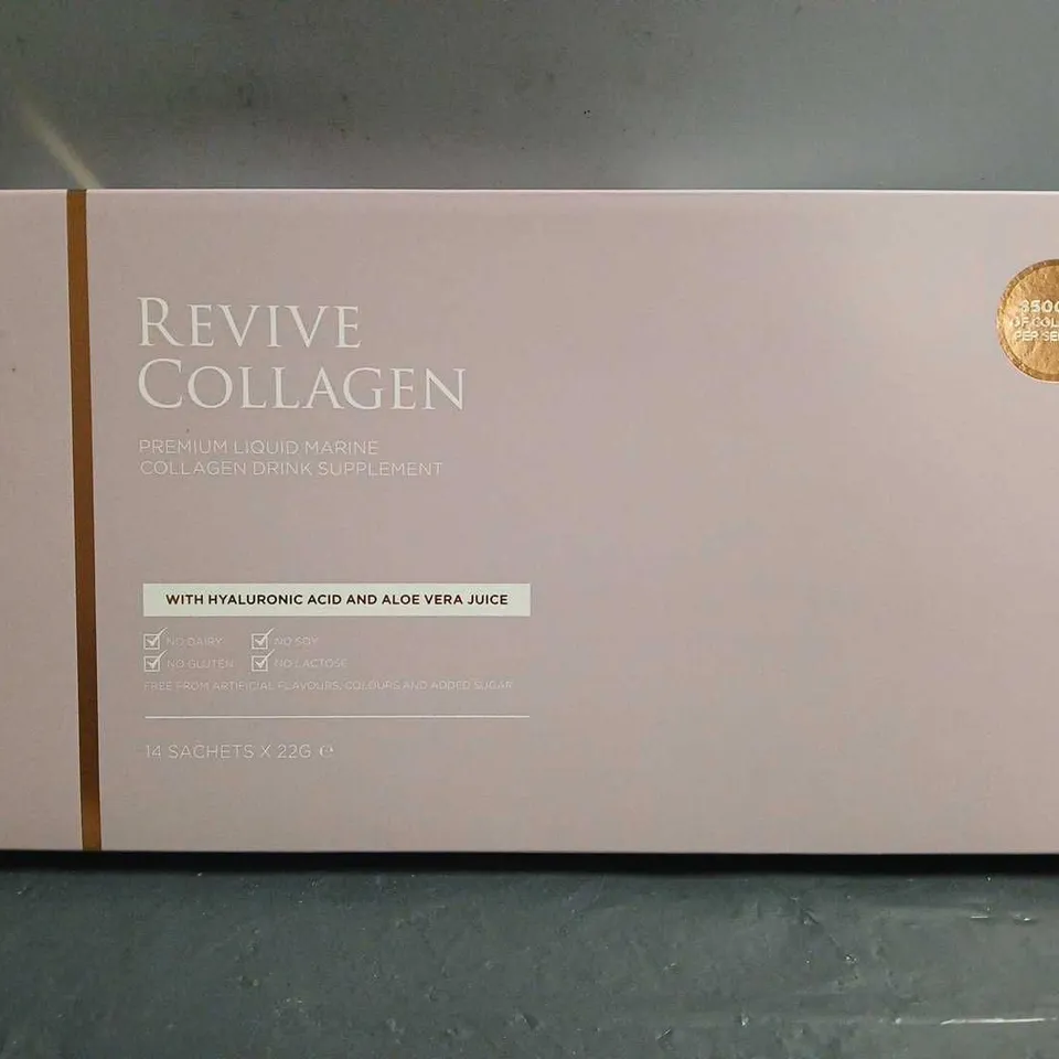 SEALED REVIVE COLLAGEN PREMIUM 8,500 MG HYDROLYSED MARINE COLLAGEN DRINK