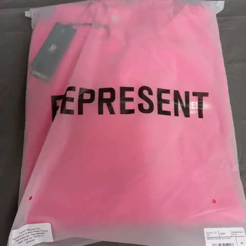 REPRESENT OWNERS CLUB HOODIE IN BUBBLEGUM PINK - MEDIUM
