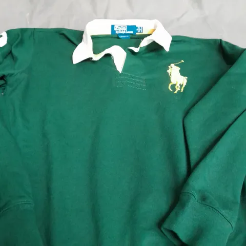 POLO RALPH LAUREN POLO SHIRT IN GREEN - LARGE