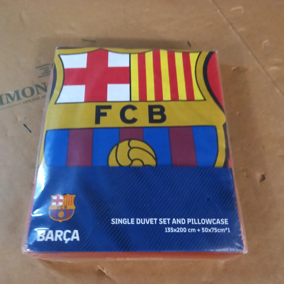 F.C.BARCELONA SINGLE DUVET SET 