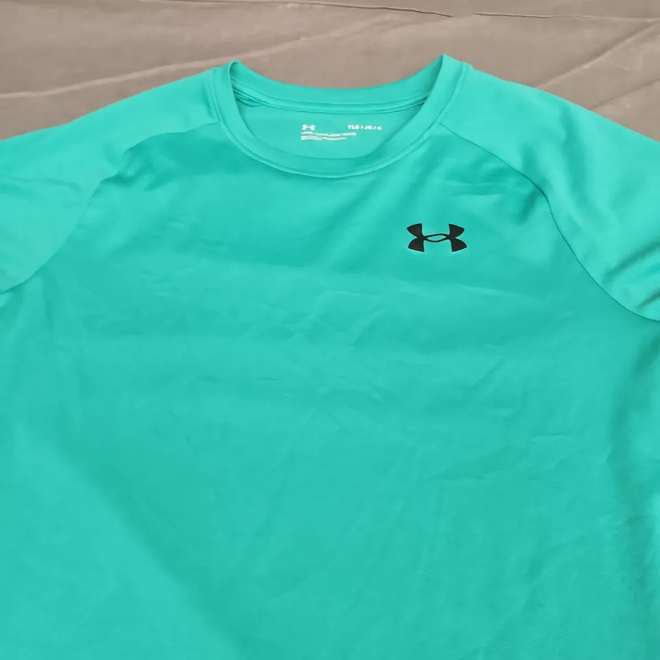 UNDER ARMOUR LOGO TEE - SIZE YOUTH L