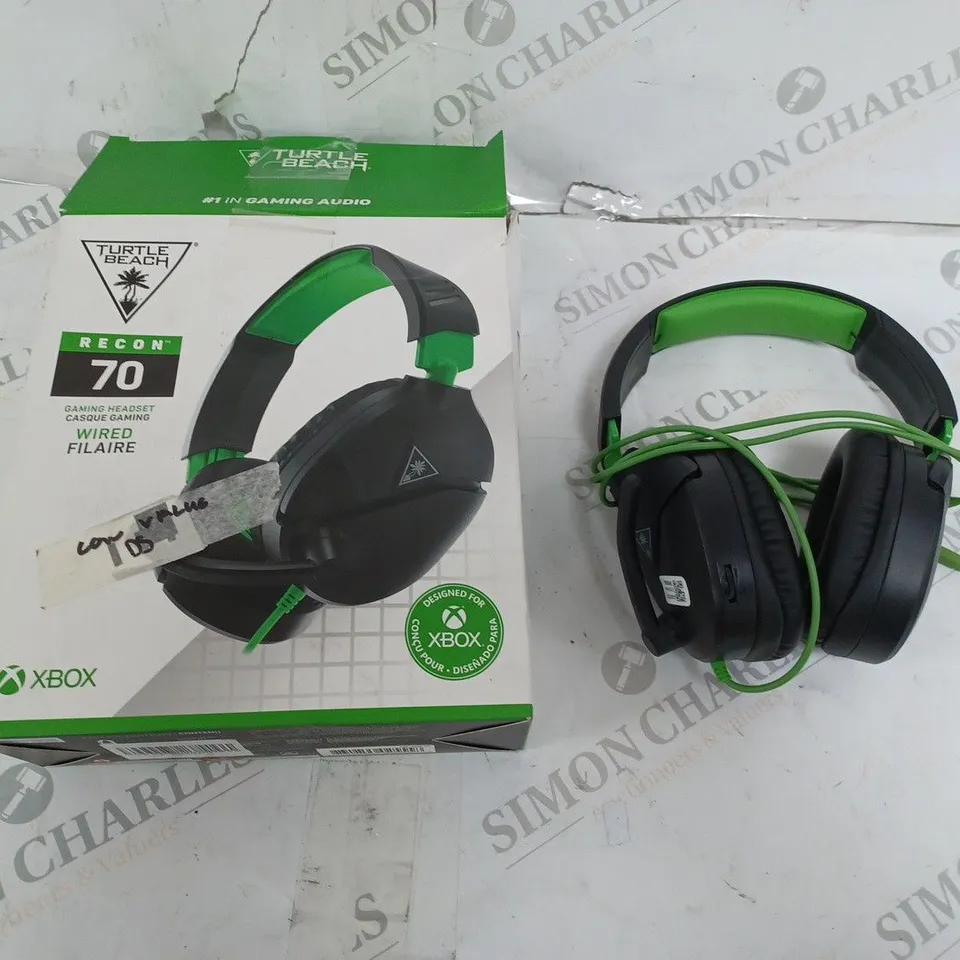 TURTLE BEACH RECON 70 WIRED GAMING HEASET FOR XBOX 